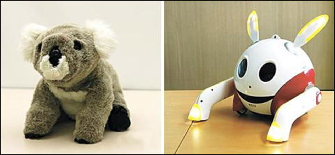 Kobie och Rabie - nya robotar från Sydkorea