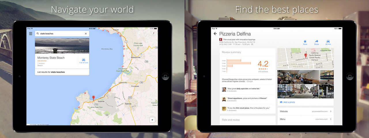 Google Maps uppdateras inför iOS 8-släppet