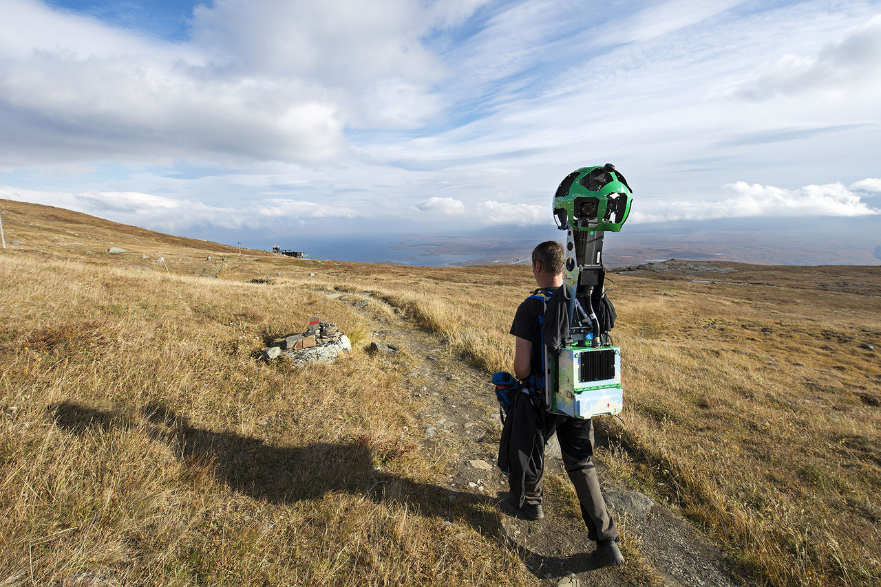 Google Streetview går Kungsleden