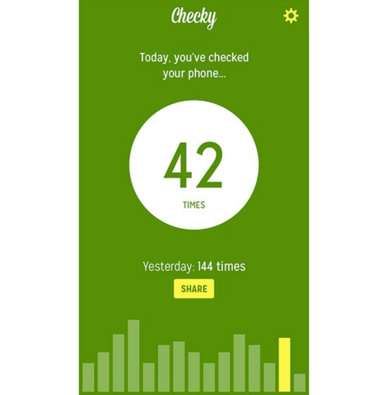 Håll koll på mobilanvändandet med appen Checky
