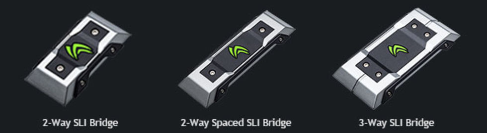 Nvidia släpper SLI-bryggor med LEDs
