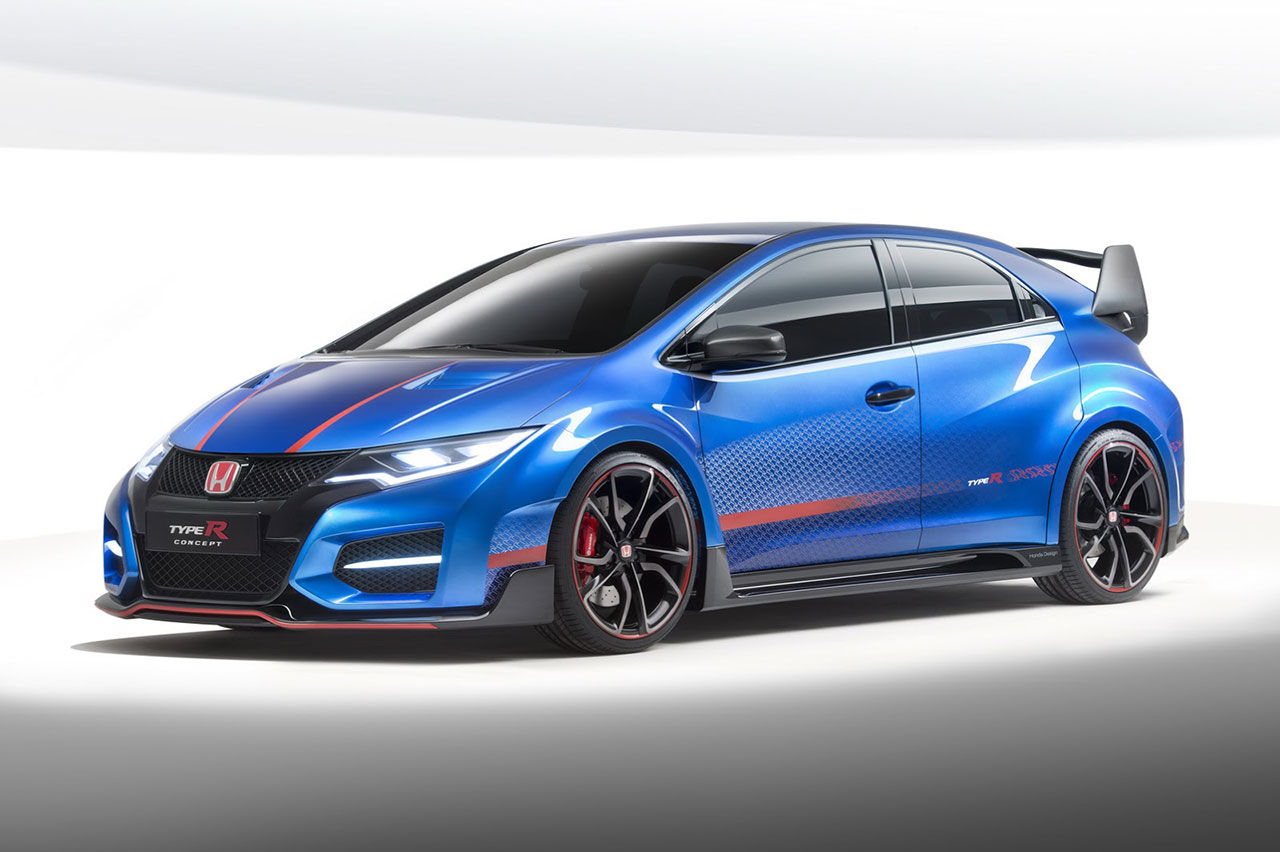 Honda visar nästa Civic Type R i ny färg