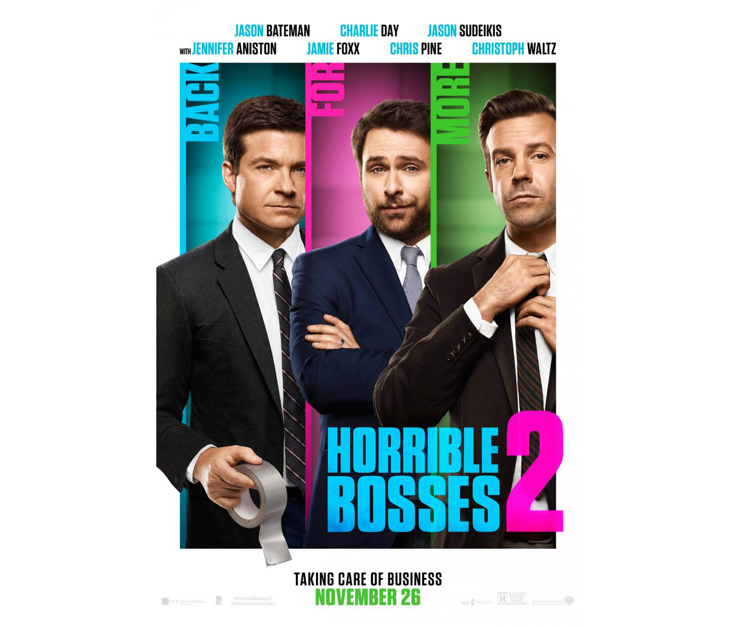 Trailer för Horrible Bosses 2. "We came up with the shower buddy
