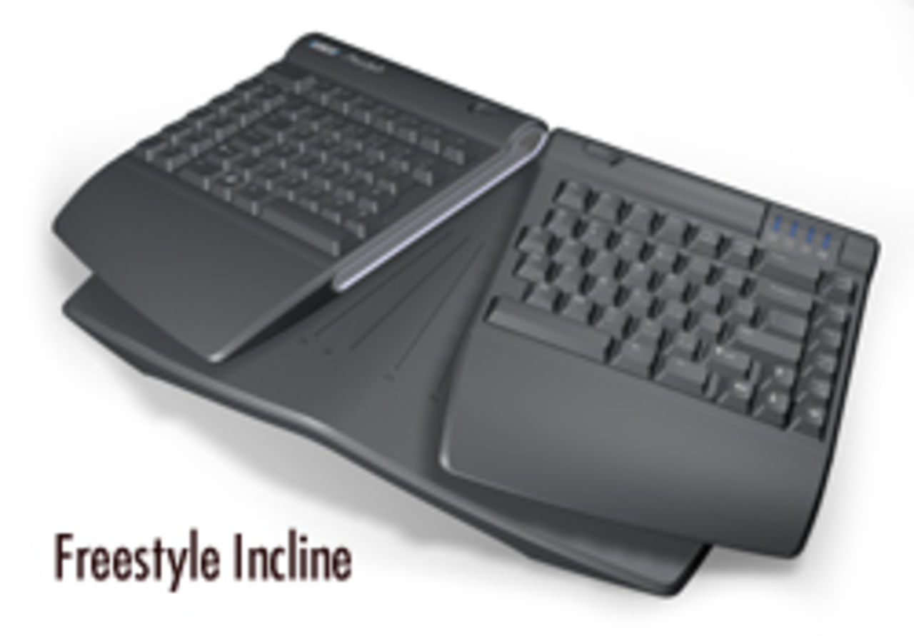 Tvådelat tangentbord från Kinesis