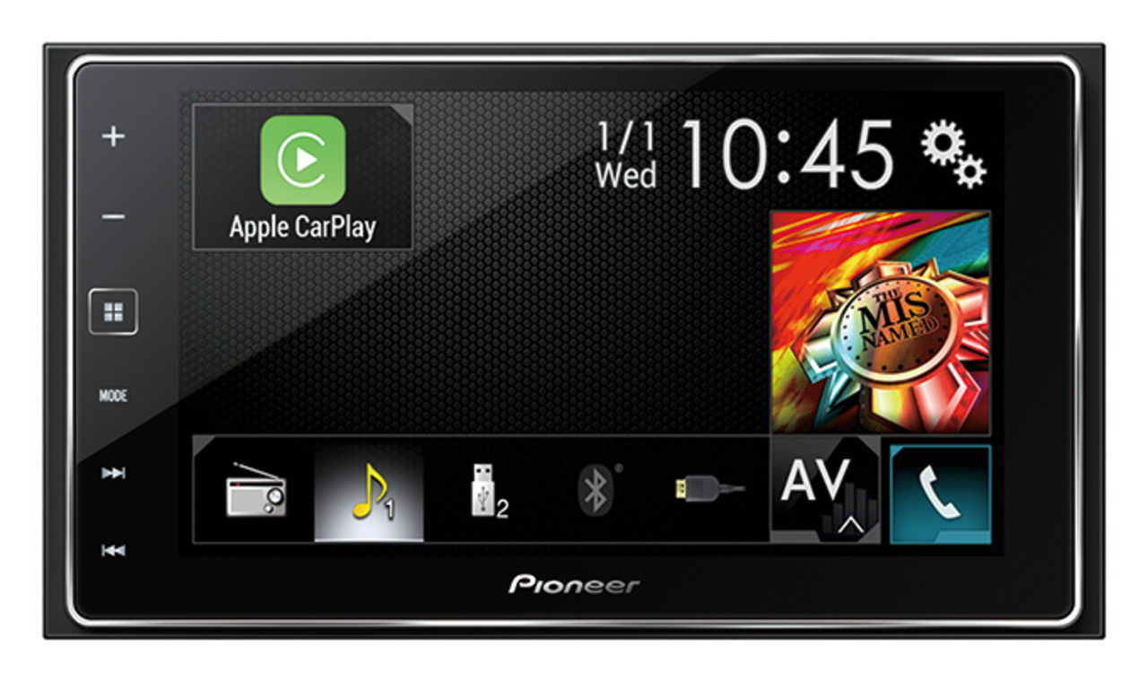 Pioneer lanserar CarPlay bilstereo