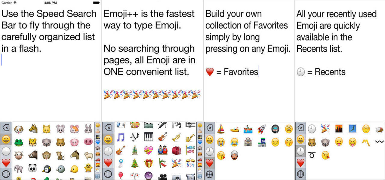 Vill du skicka emojis snabbare på iOS?