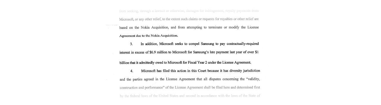Samsung betalar Microsoft en miljard dollar om året