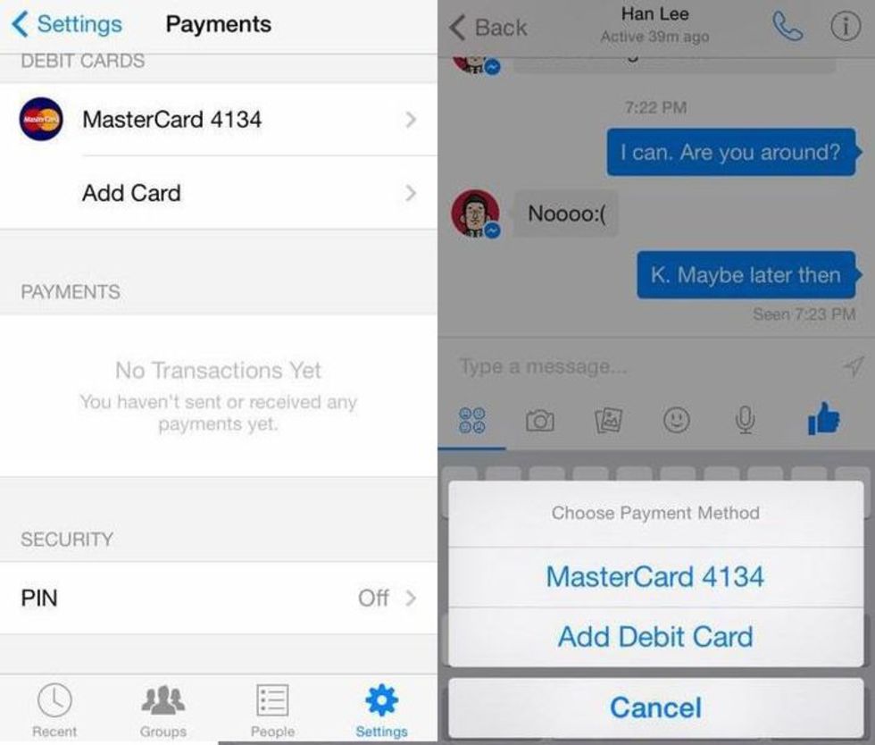 Facebook kan använda Messenger som betalningsplattform