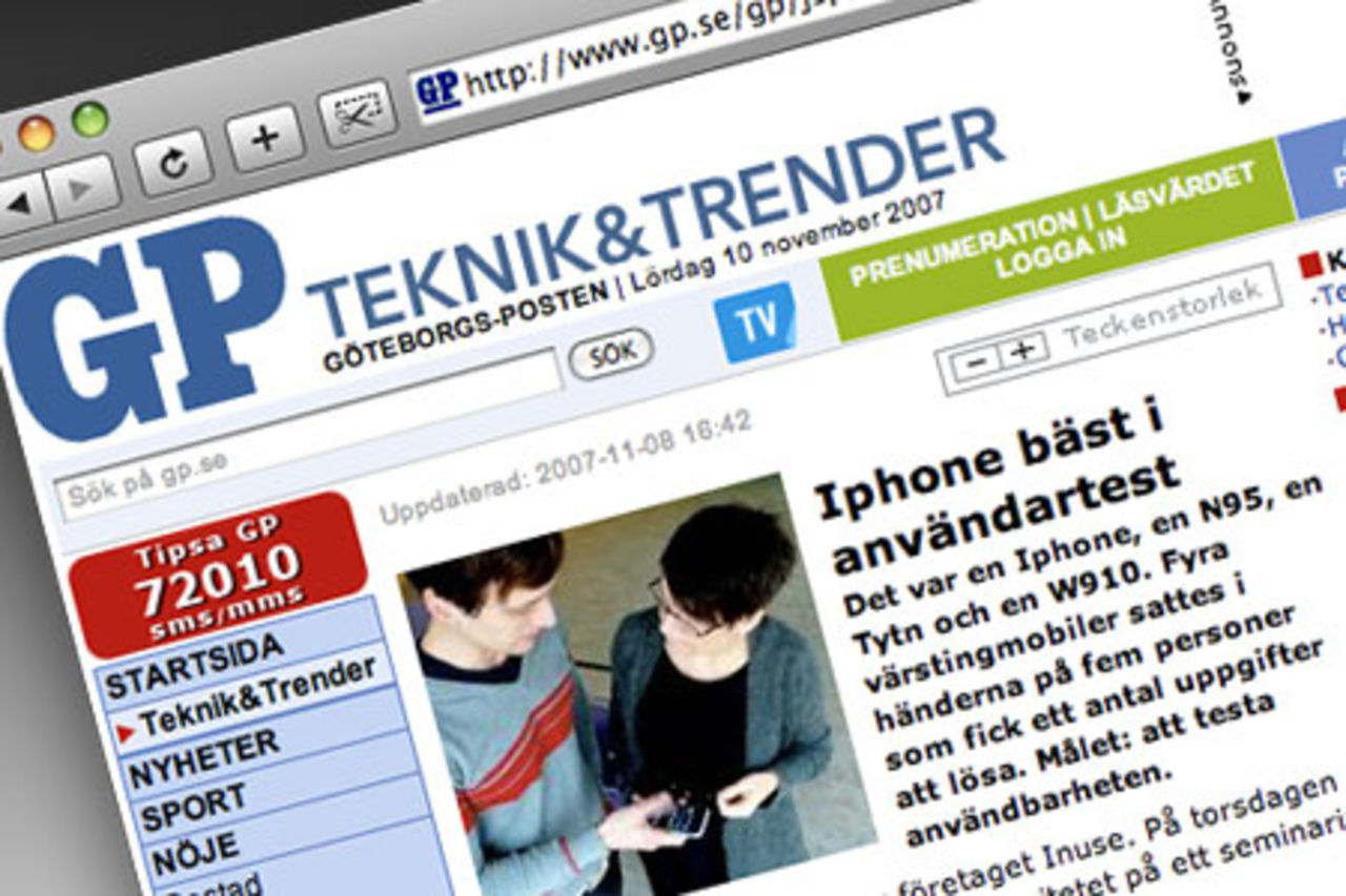 iPhone bäst i användartest