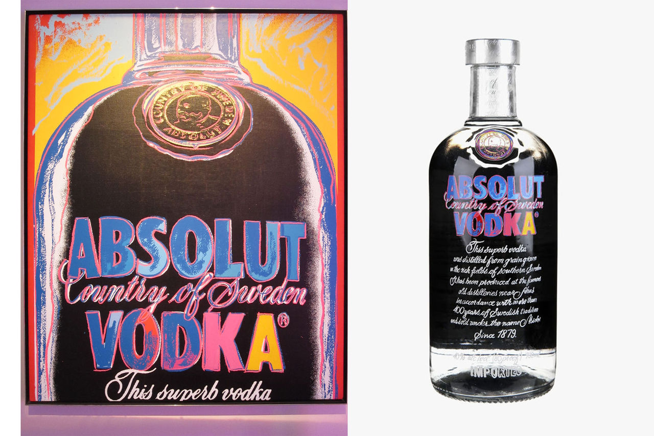 Absolut släpper Andy Warhol-flaska