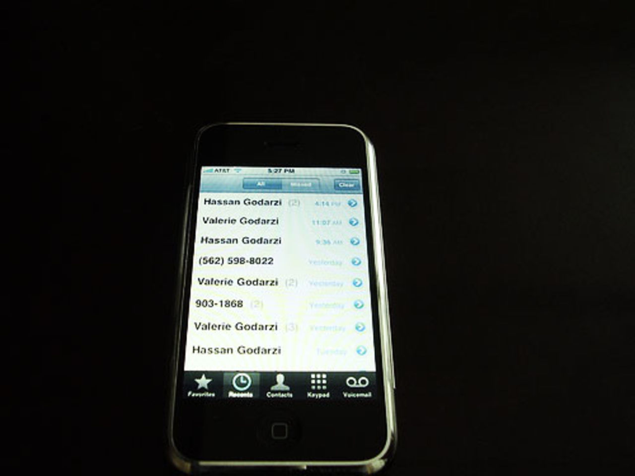 Få över sin samtalslista till iCal