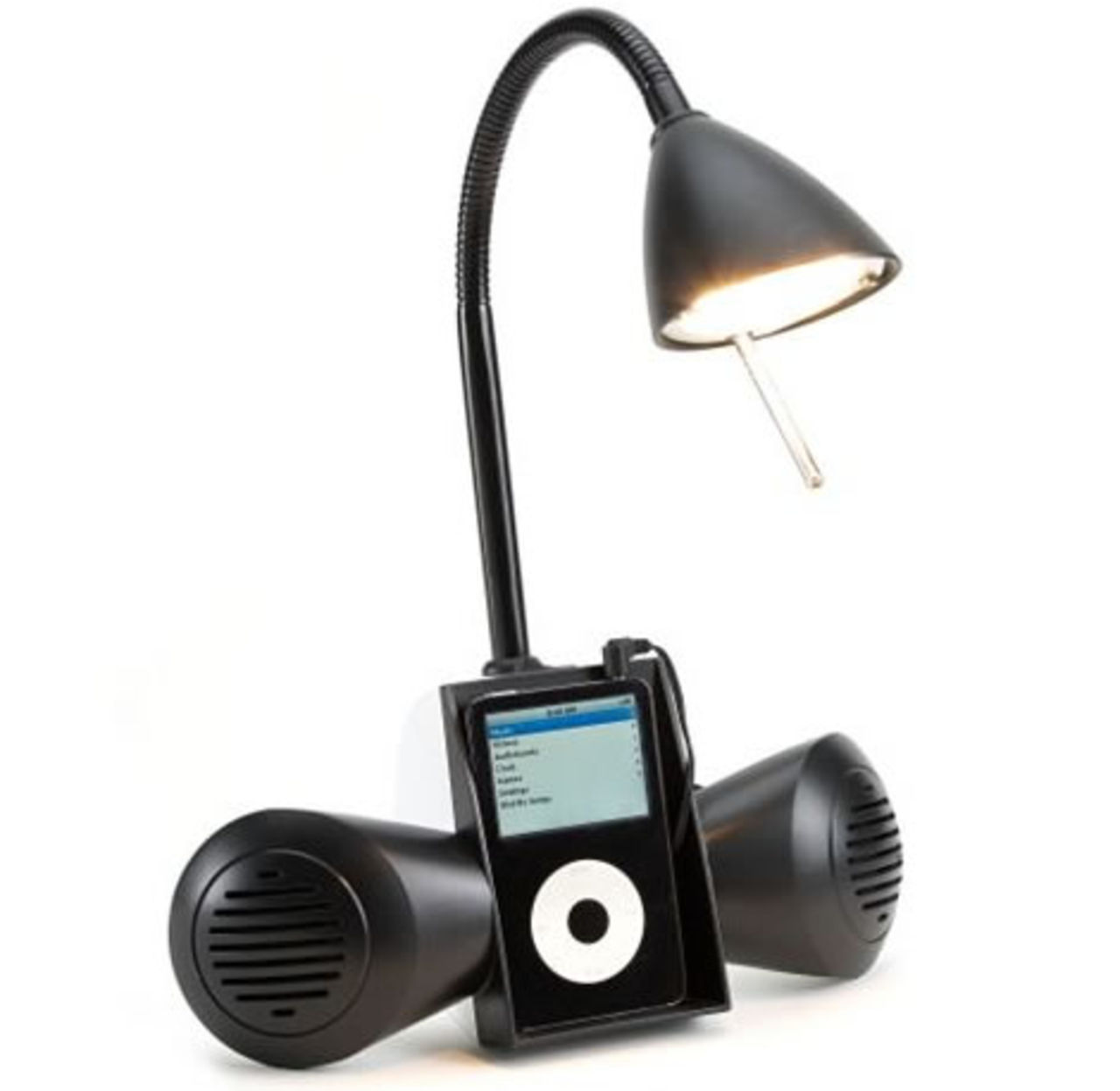 iPod-docka med lampa