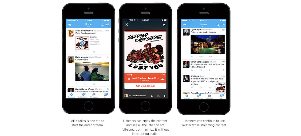 Posta musik till Twitter