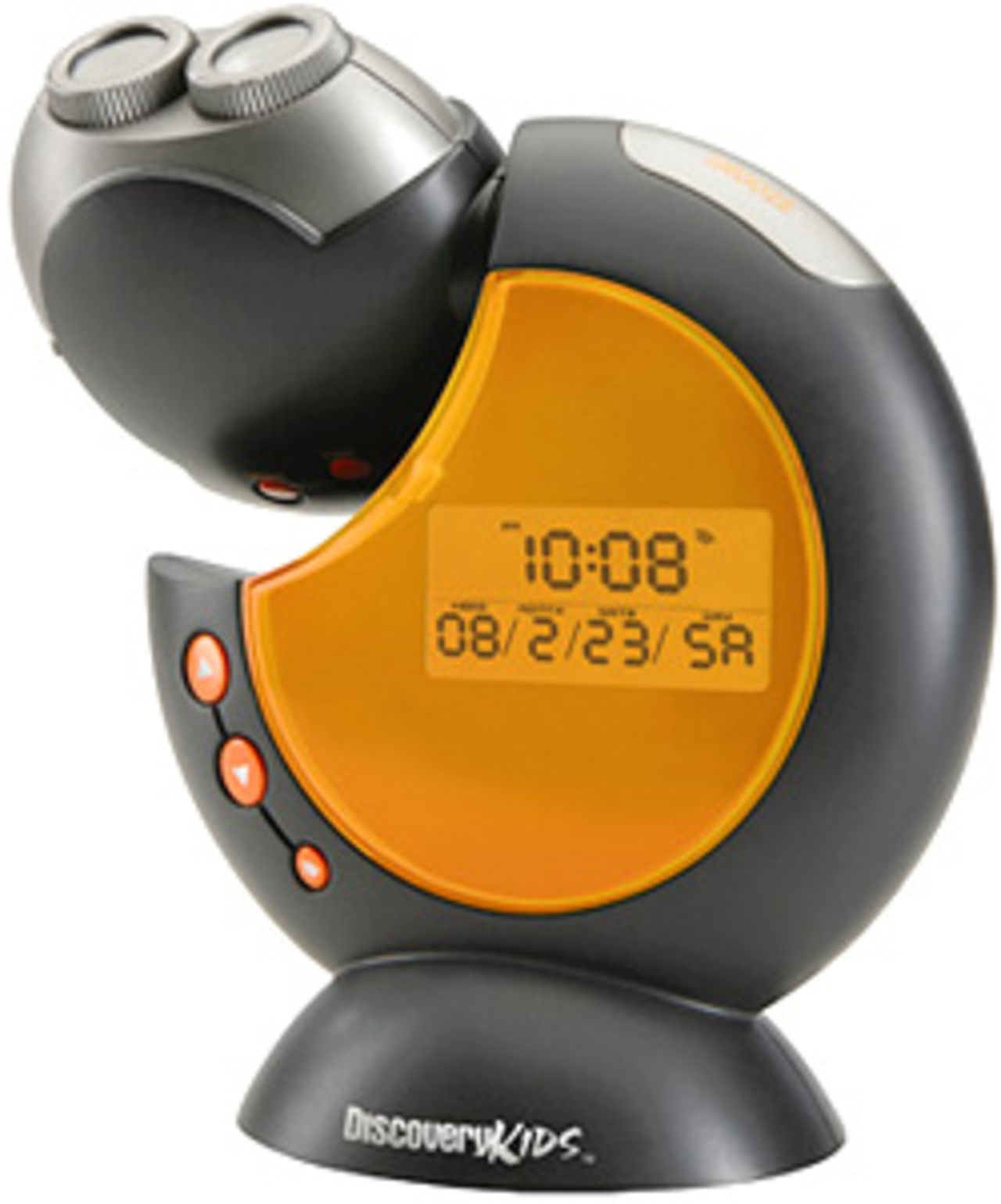 En väckarklocka som kan projicera bilder av rymden