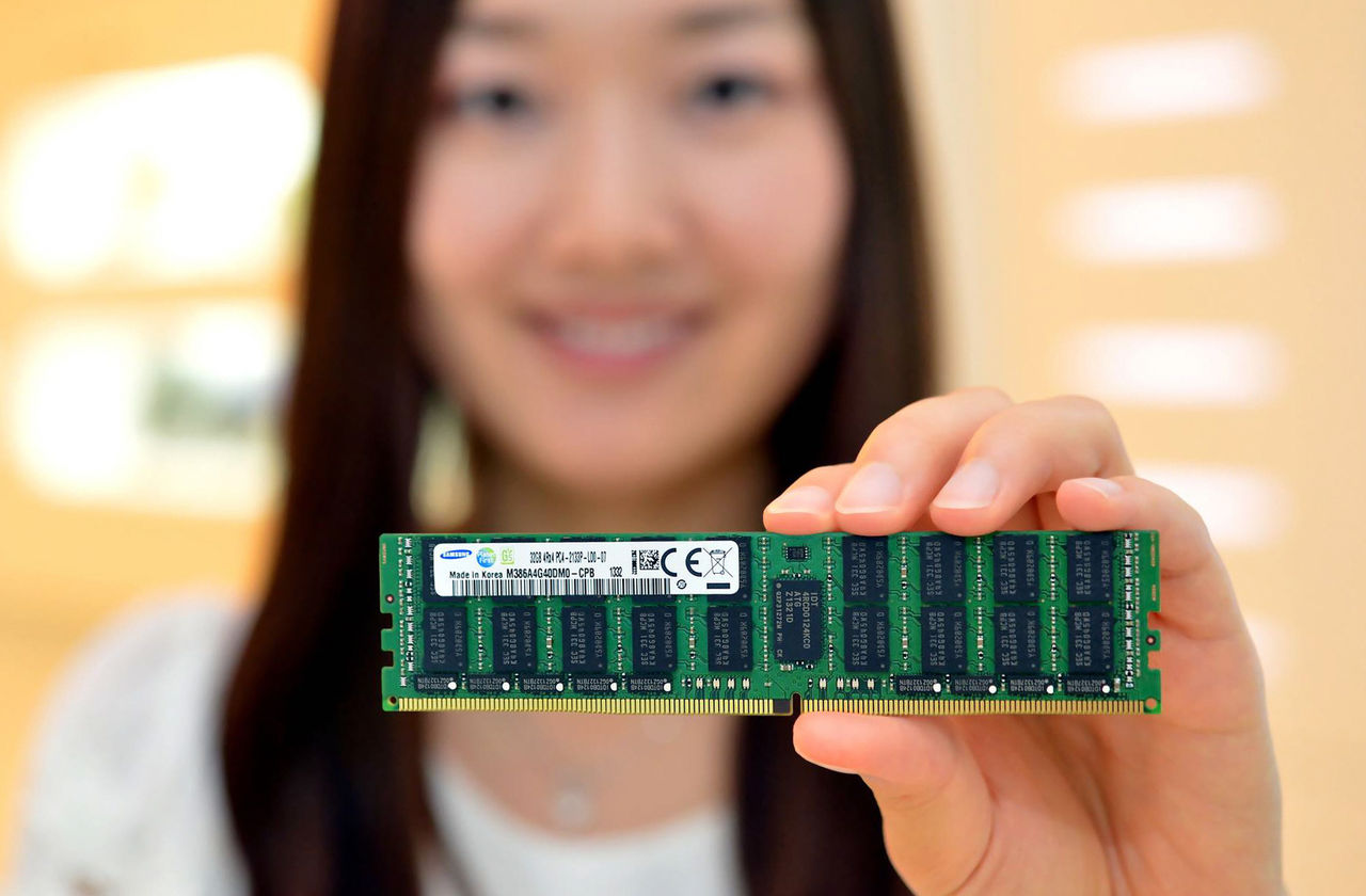 Samsung börjar tillverka 8 Gb 20 nm-chip