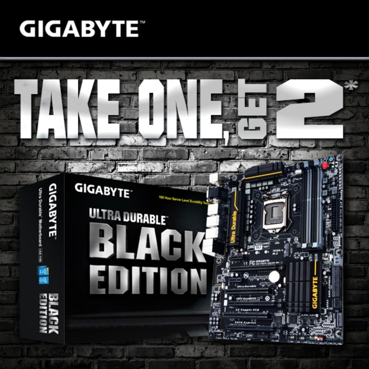 Gigabyte ger gratis uppgradering för de som köper Black Edition-moderkort