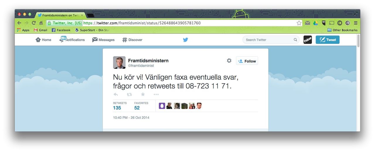 Flera ministrar osynliga i sociala medier