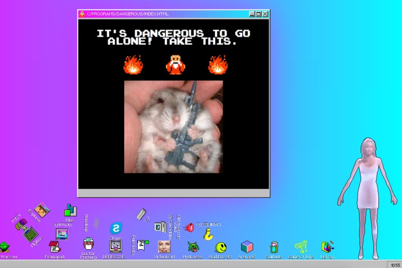 Windows 93 dyker upp på webben