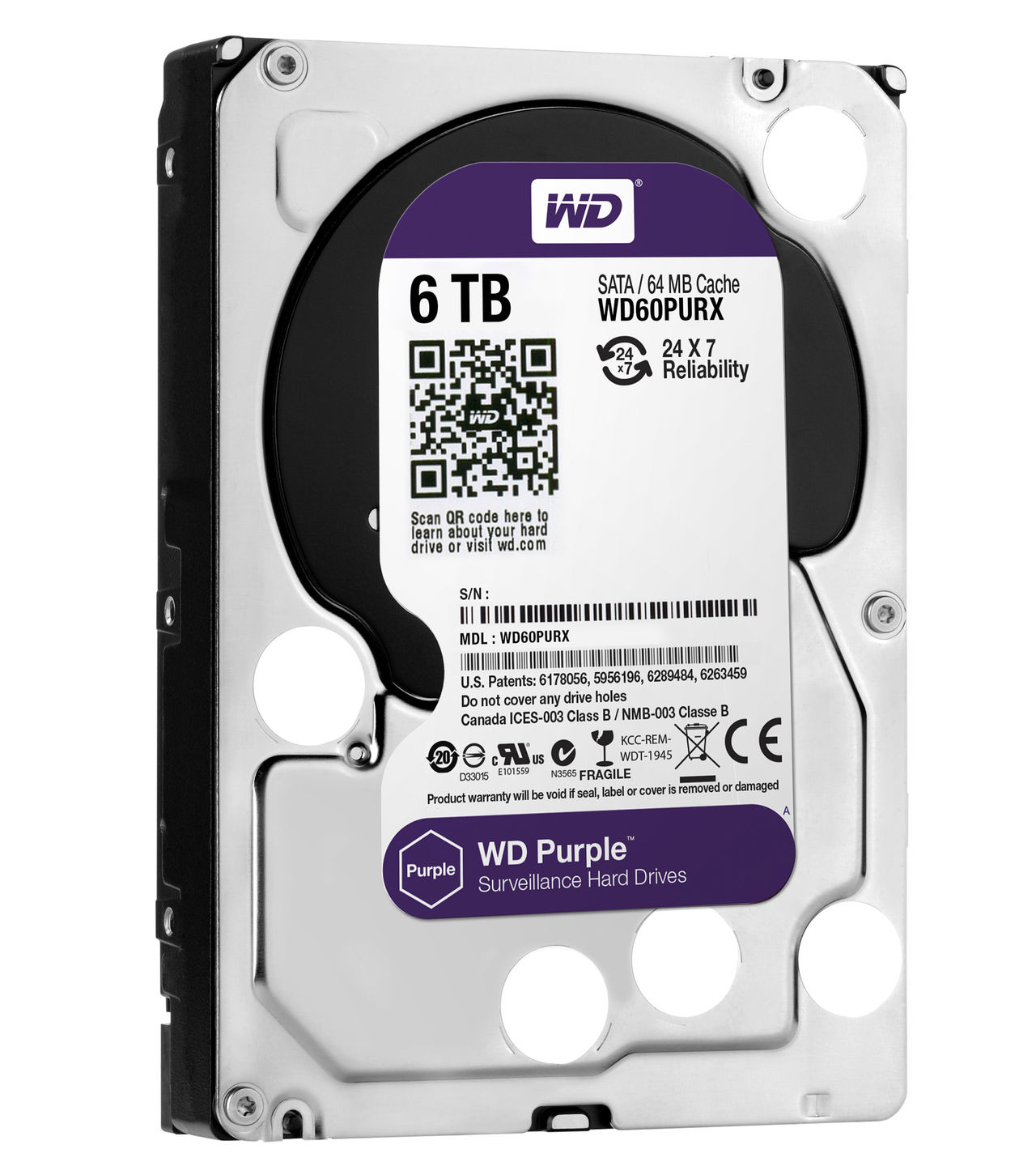 Western Digital släpper Purple-hårddisk med 6 TB