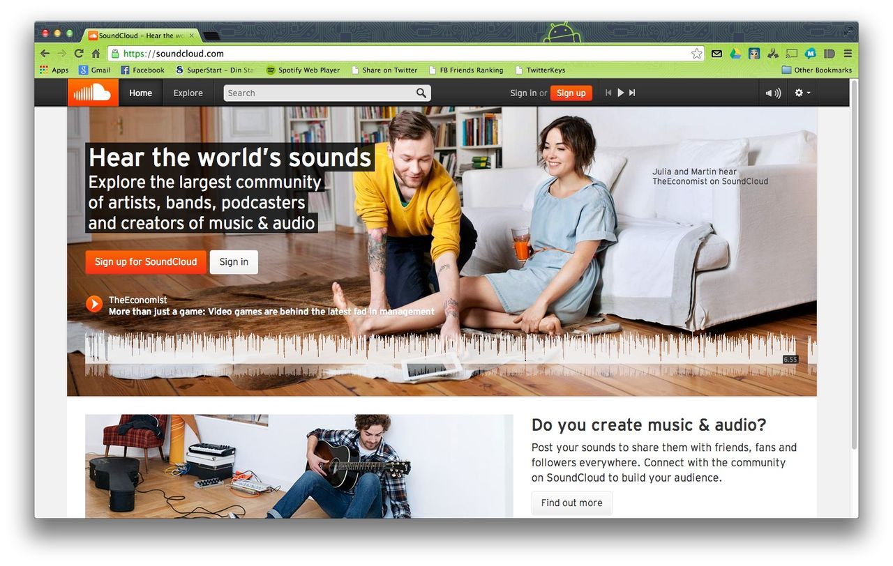 Soundcloud och Warner skriver avtal