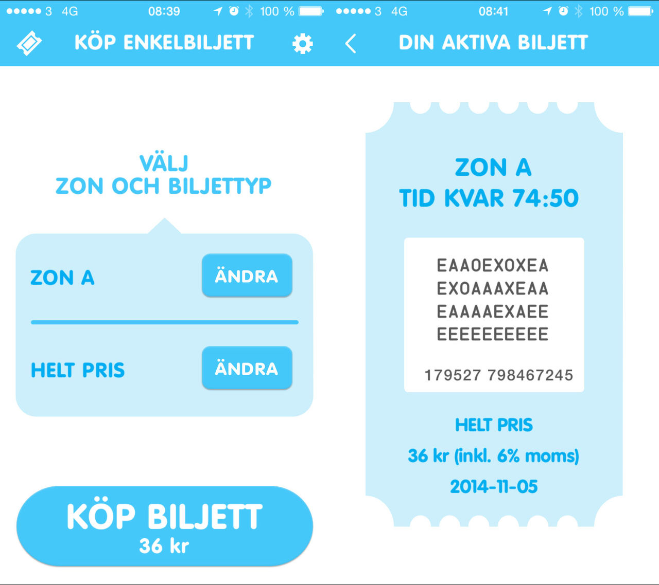 SLs nya biljettapp funkar faktiskt riktigt bra! 