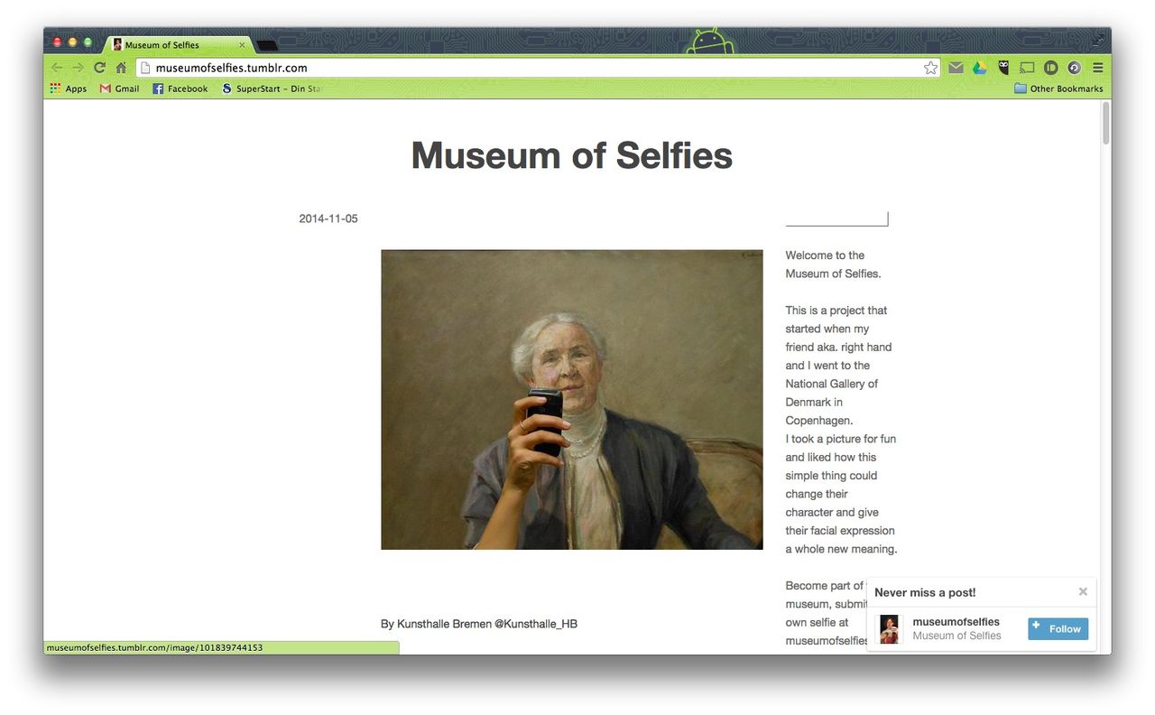 Museum of selfies