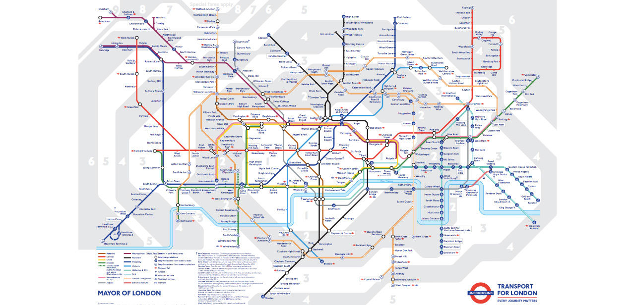Surfa gratis på tunnelbanan i London