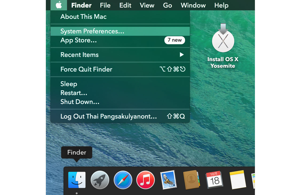 Ändra font i OS X Yosemite
