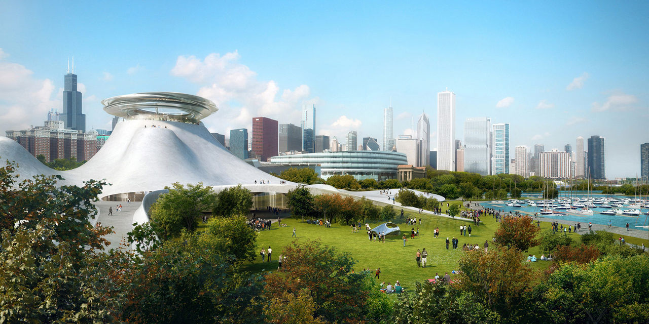 Så här kommer Lucas Museum i Chicago att se ut