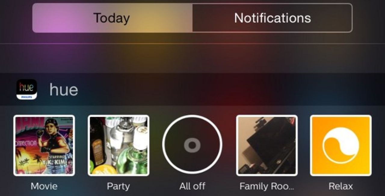 Philips Hue får iOS-widget
