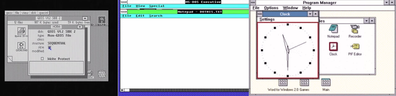 Så har knapparna i datorns namnlist ändrats över tid