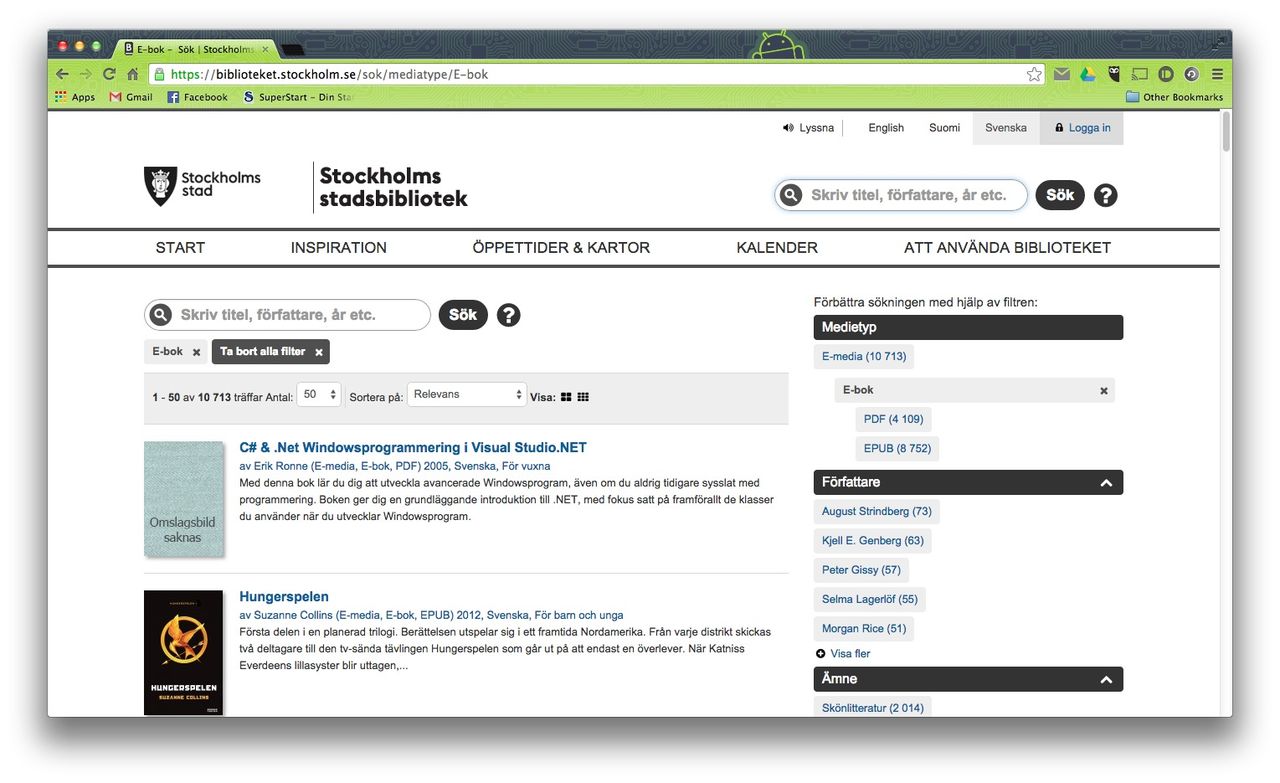 Snart kan man låna eböcker från biblioteket direkt