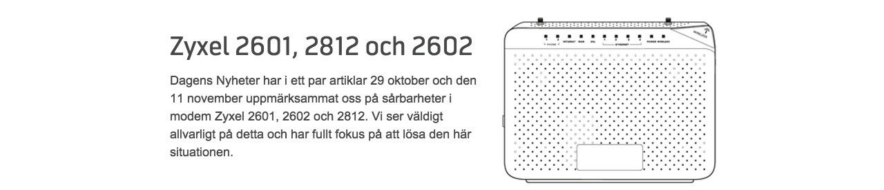Bredbandsbolagets modem fortfarande sårbara