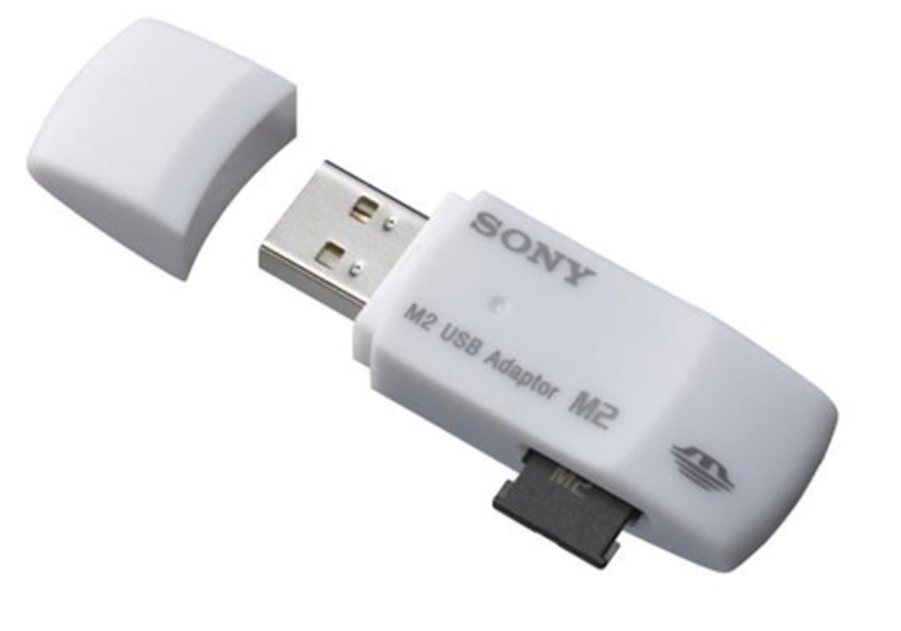 M2-kort på 4GB och USB-adapter för M2 från Sony