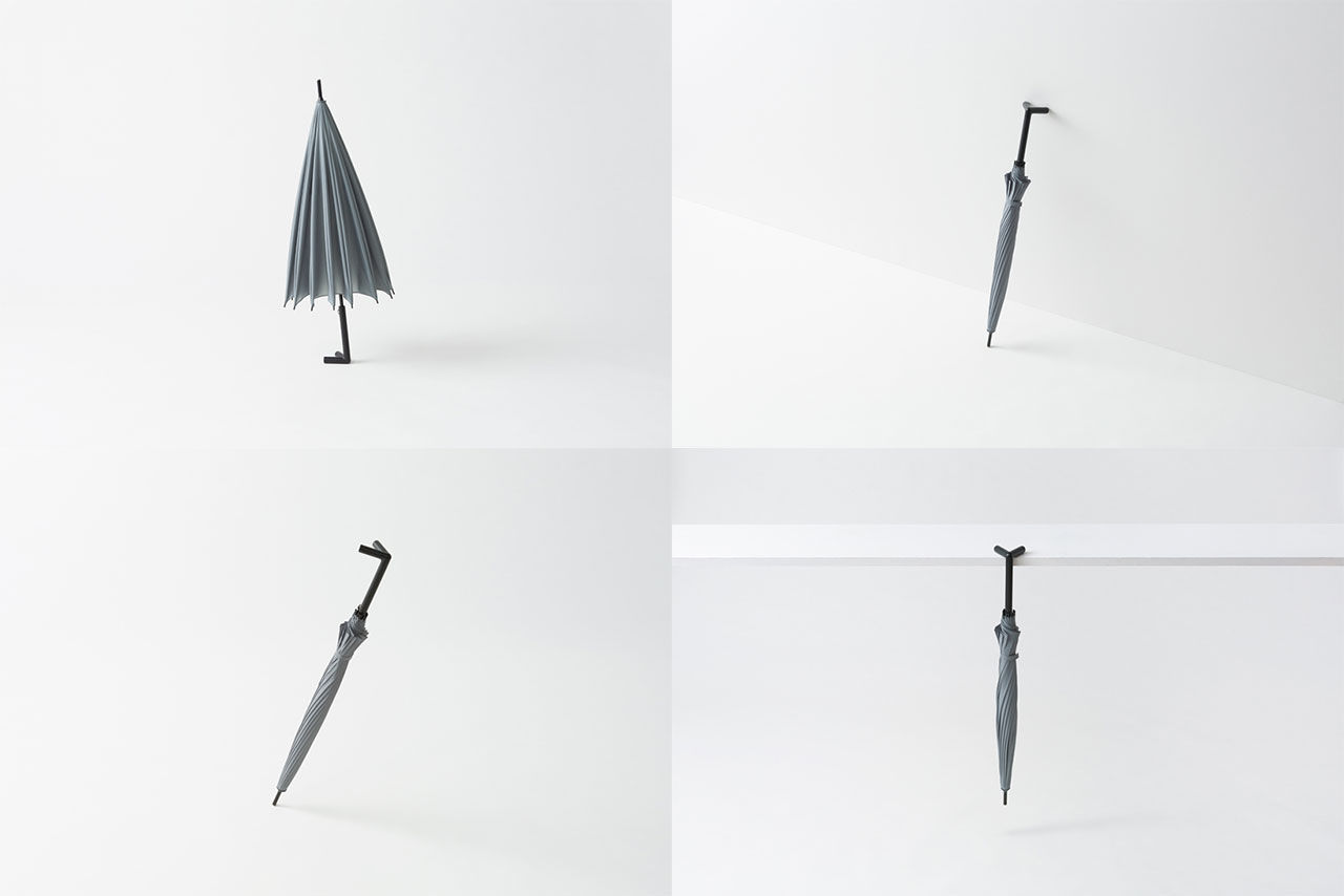 Paraplyet som faktiskt kan stå av sig självt