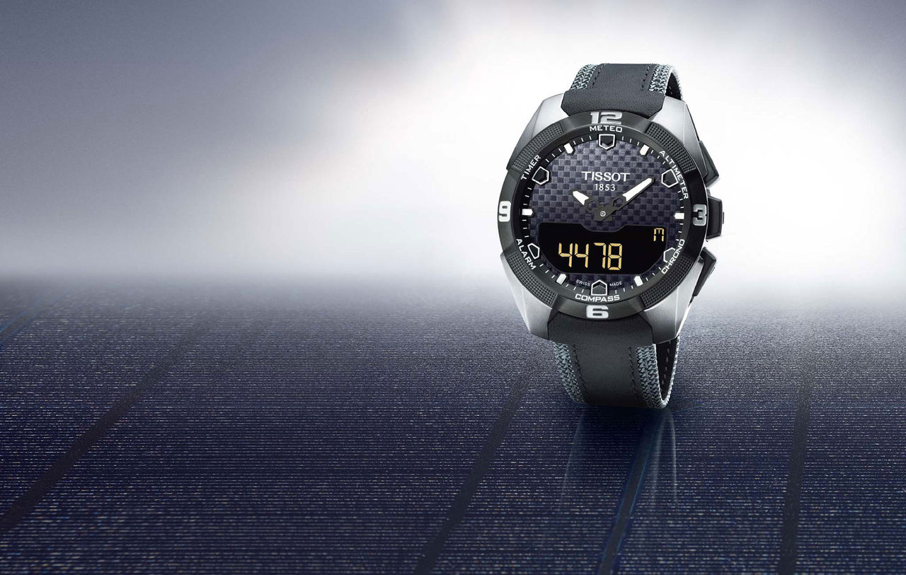 Klockan som laddas av solen