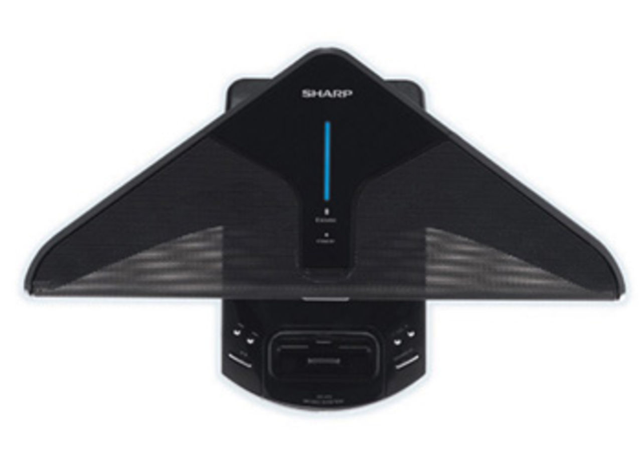 iPod-högtalare med annorlunda form från Sharp