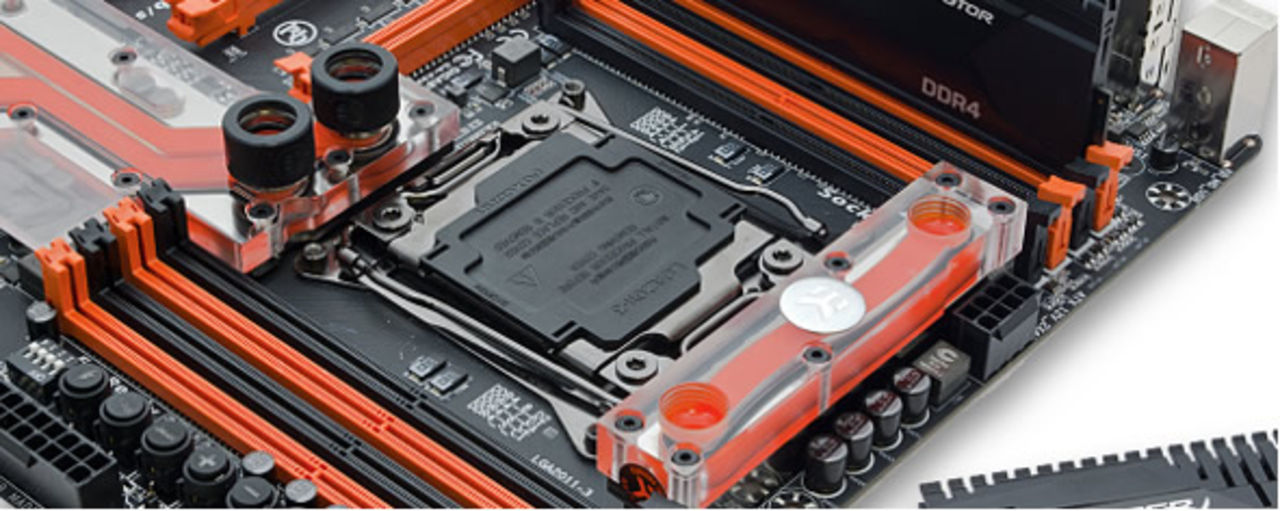 Gigabyte och EK Water Blocks kyler X99-baserade moderkort