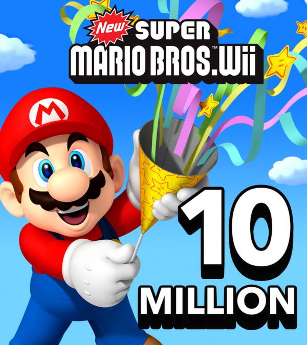 10 miljoner New Super Mario Bros. Wii i USA