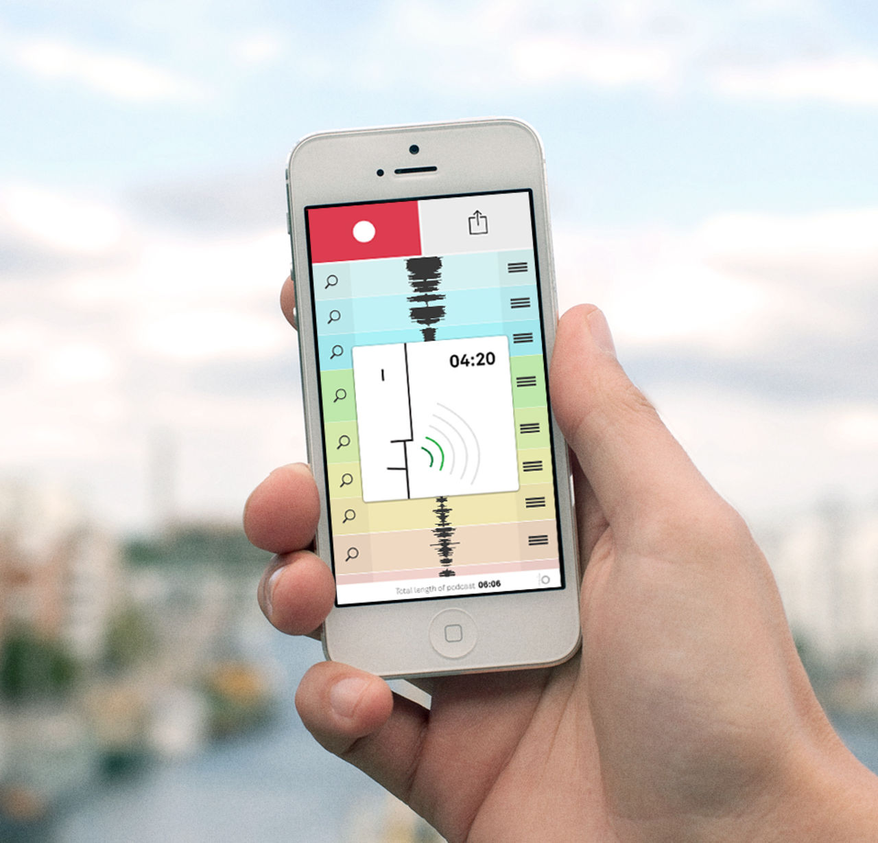 Spela in podcasts med Opinion