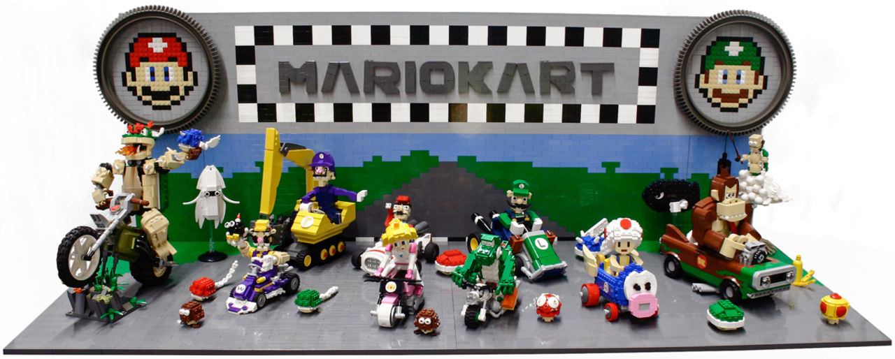 Snygga Mario Kart-skapelser i Lego
