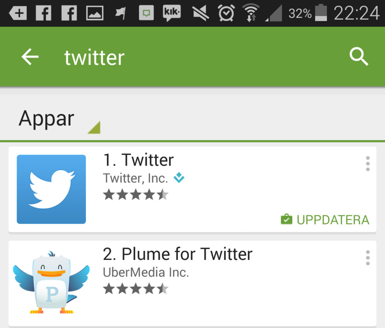 Twitter vill hålla koll på vilka appar du har