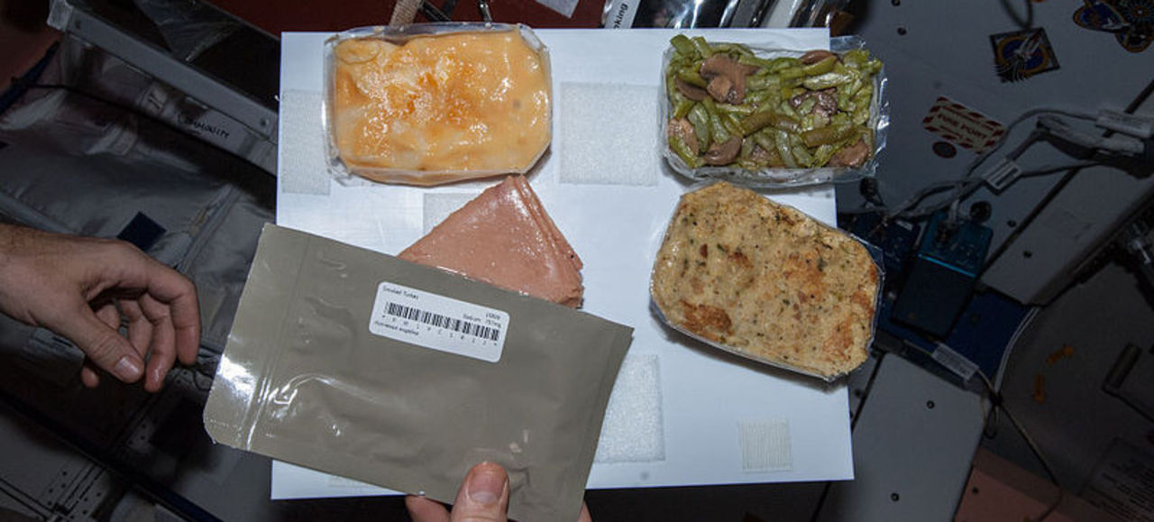 Så här firar man Thanksgiving på ISS