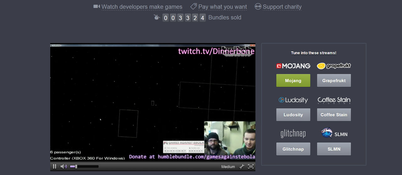 Humble Bundle samlar in pengar till Ebola