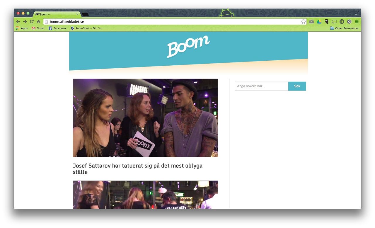 Aftonbladet startar streamingkanalen Boom