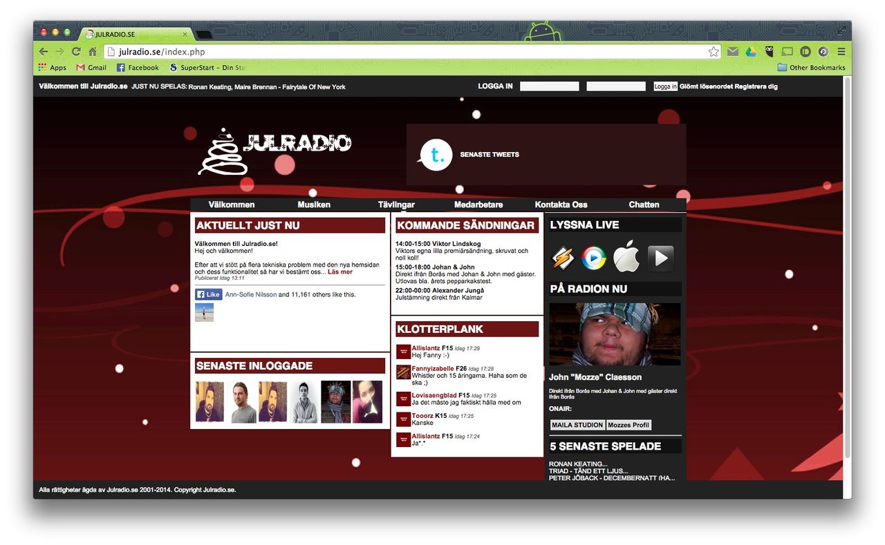 Julradio.se spelar julmusik