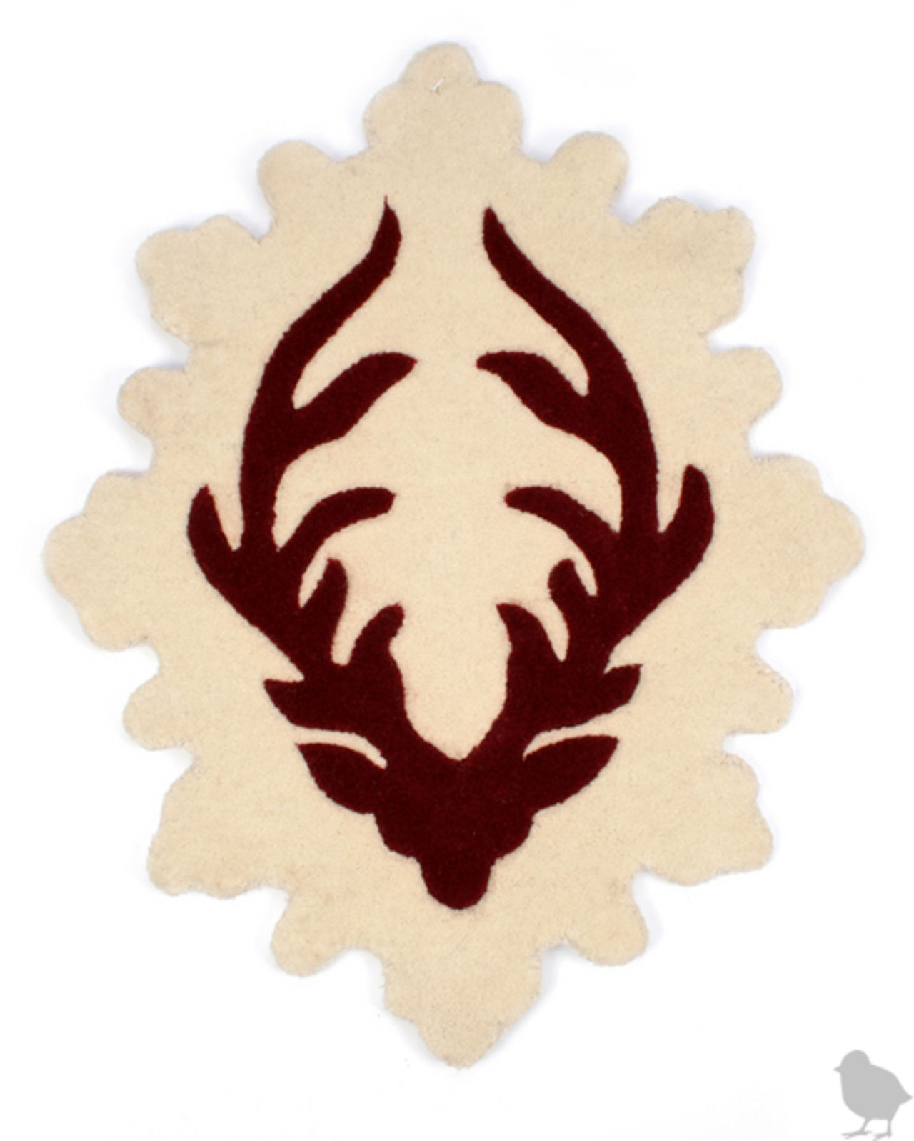 En jakttrofé på golvet