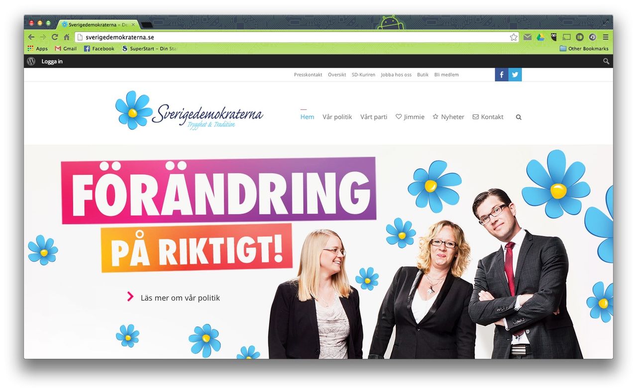 Sverigedemokraternas väljare intoleranta