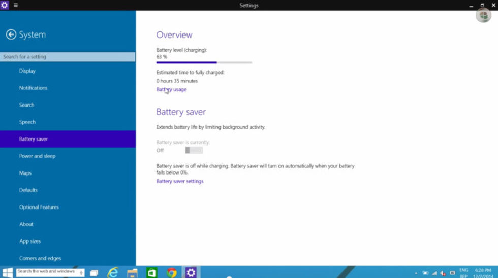 Windows 10 får Battery Saver-funktion