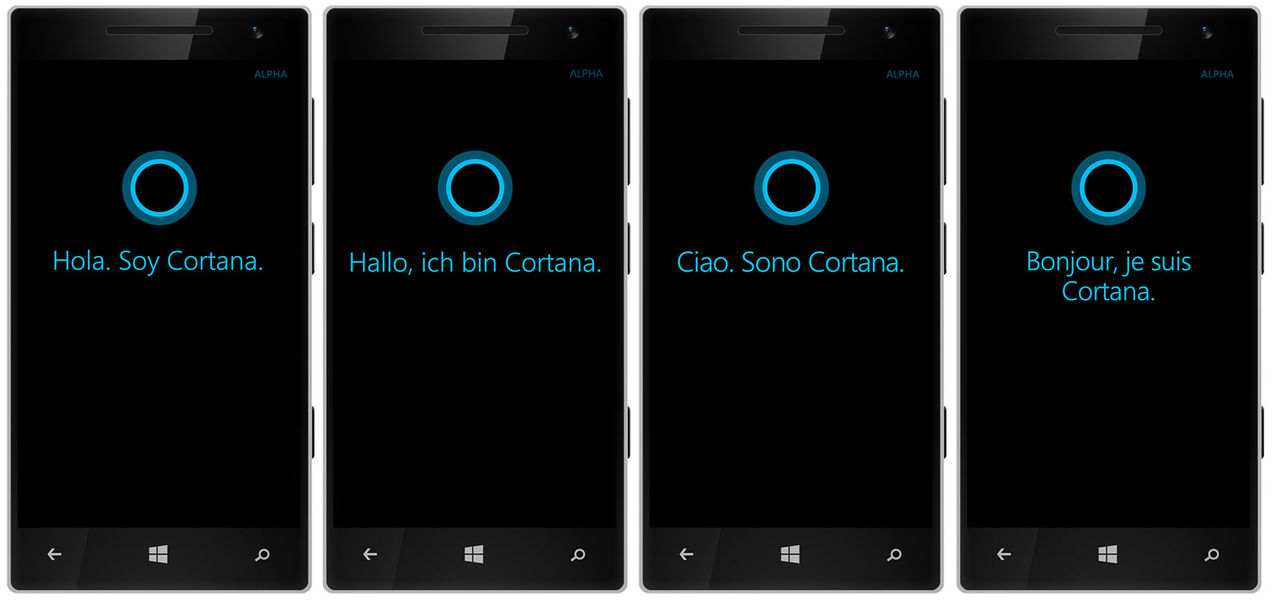 Cortana har lärt sig lite nya språk